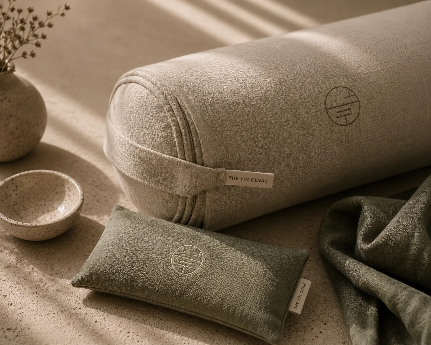 Soft natural textures, supportive shapes, and removable covers make each Restore piece easy to use, care for, and return to again.